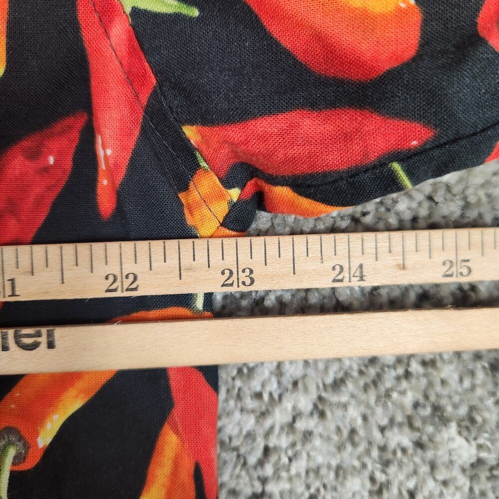 Vtg Johnny Cotton Hot Chili Peppers Button Down Shirt Mens Sz M Long Sleeve USA - Picture 9 of 11